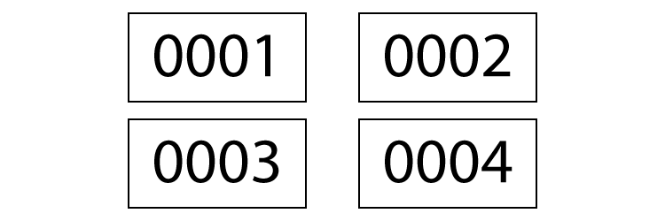 Iteration of numerize text with digits.